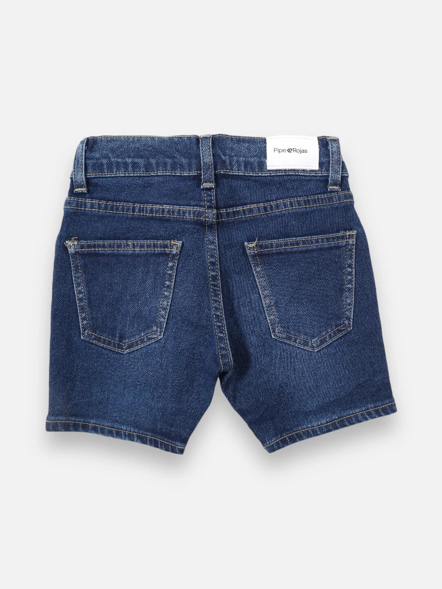 Bermuda en jean R013 Tono Oscuro