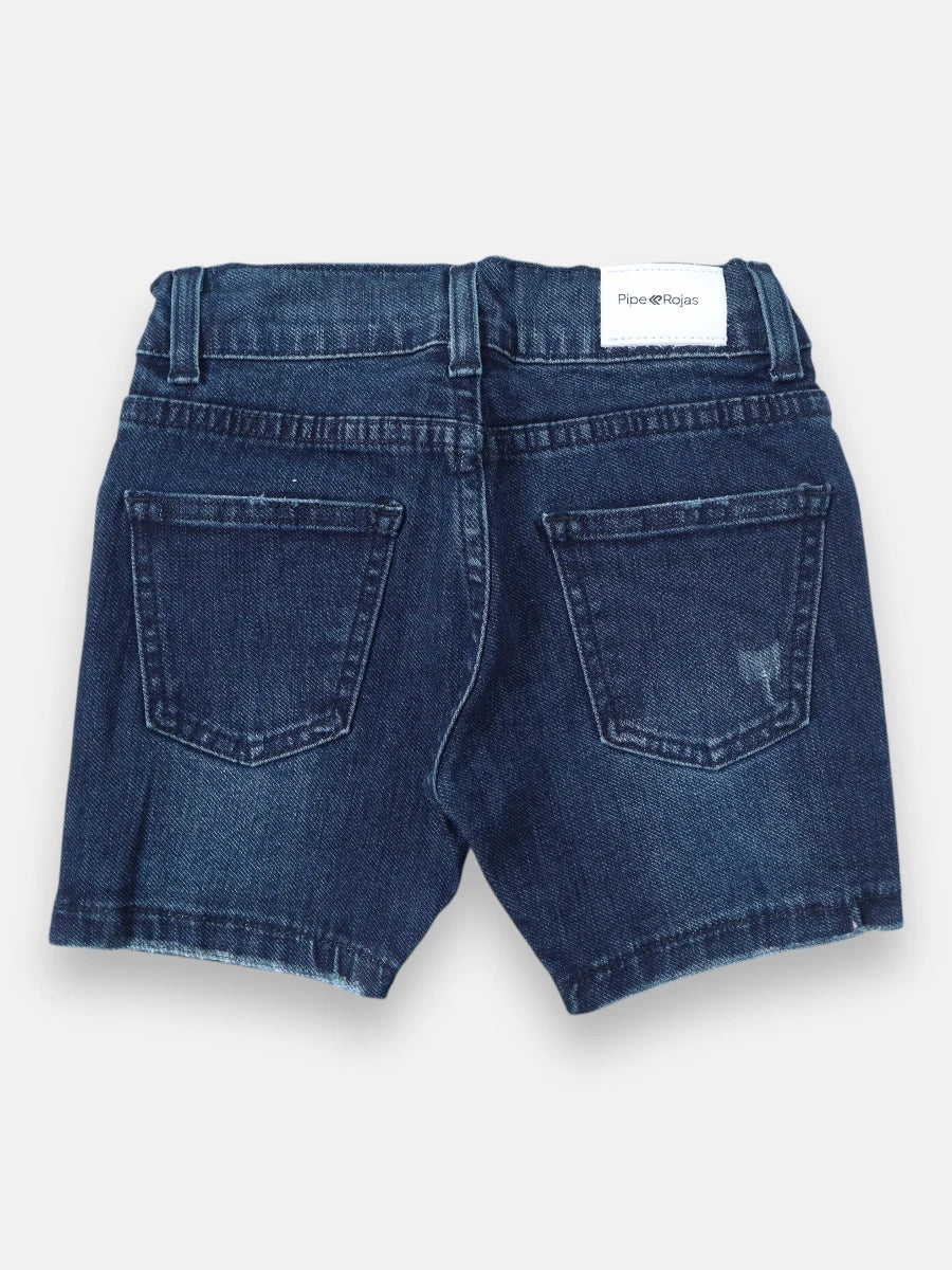 Bermuda en jean R015 Tono Oscuro