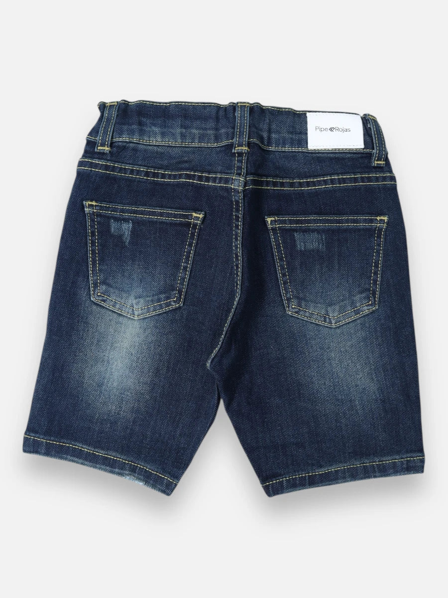 Bermuda en jean R021 Tono Oscuro