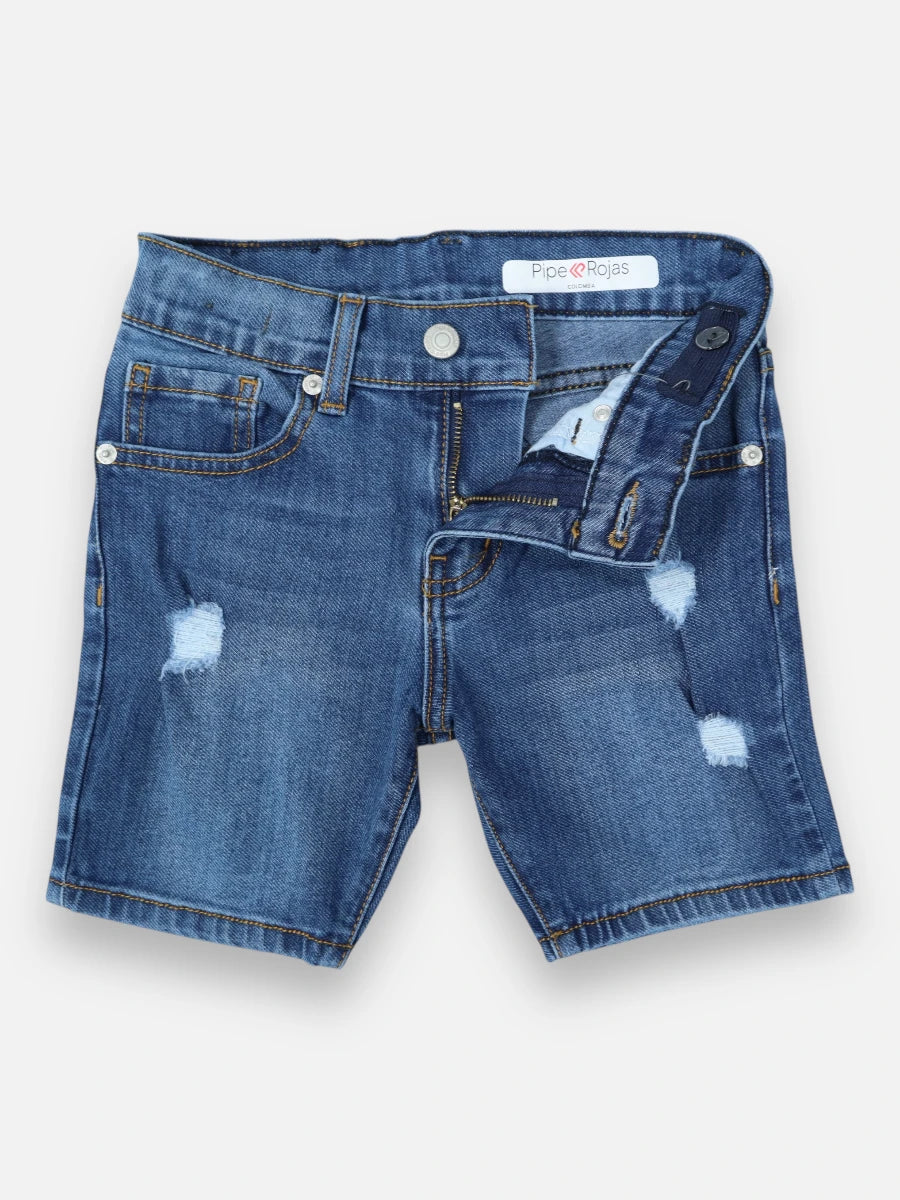 Bermuda en jean R022 Tono Claro