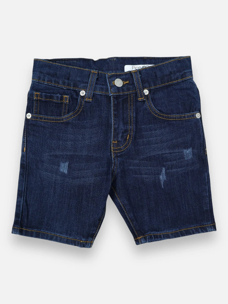 Bermuda en jean R024 Tono Oscuro