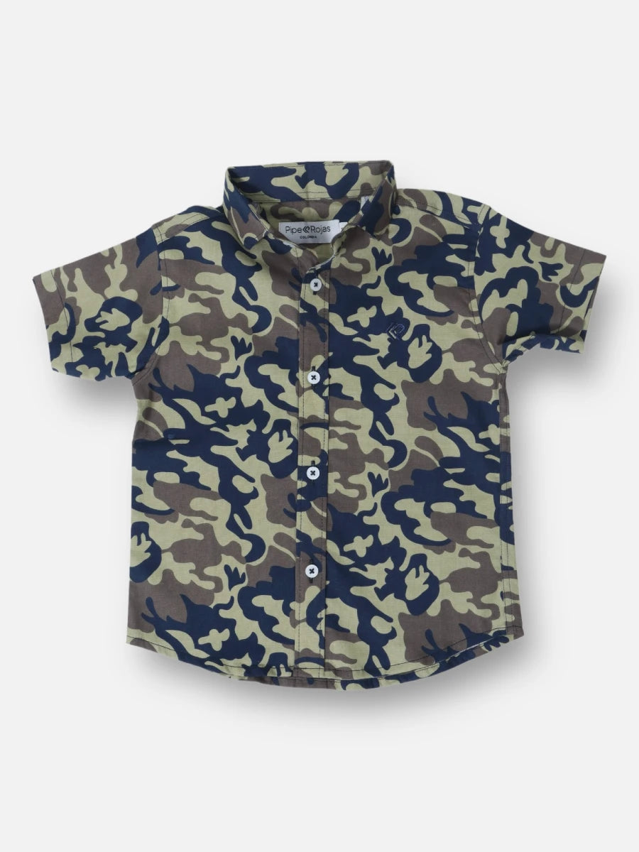 Conjunto R006 Camuflado Verde