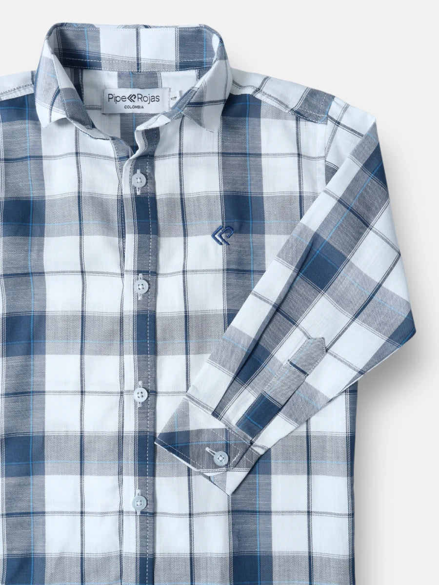 Camisa R007 M/L Cuadros