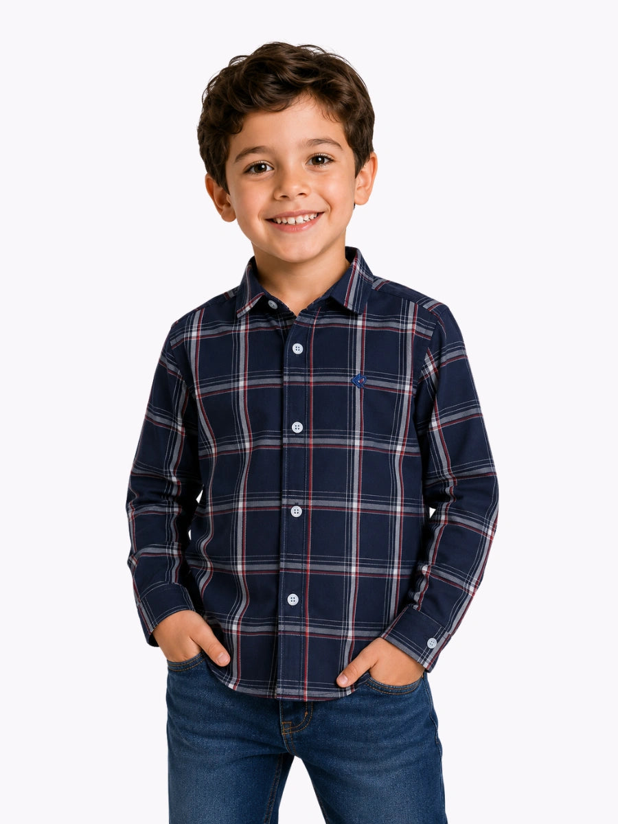 Camisa R011 M/L Cuadros
