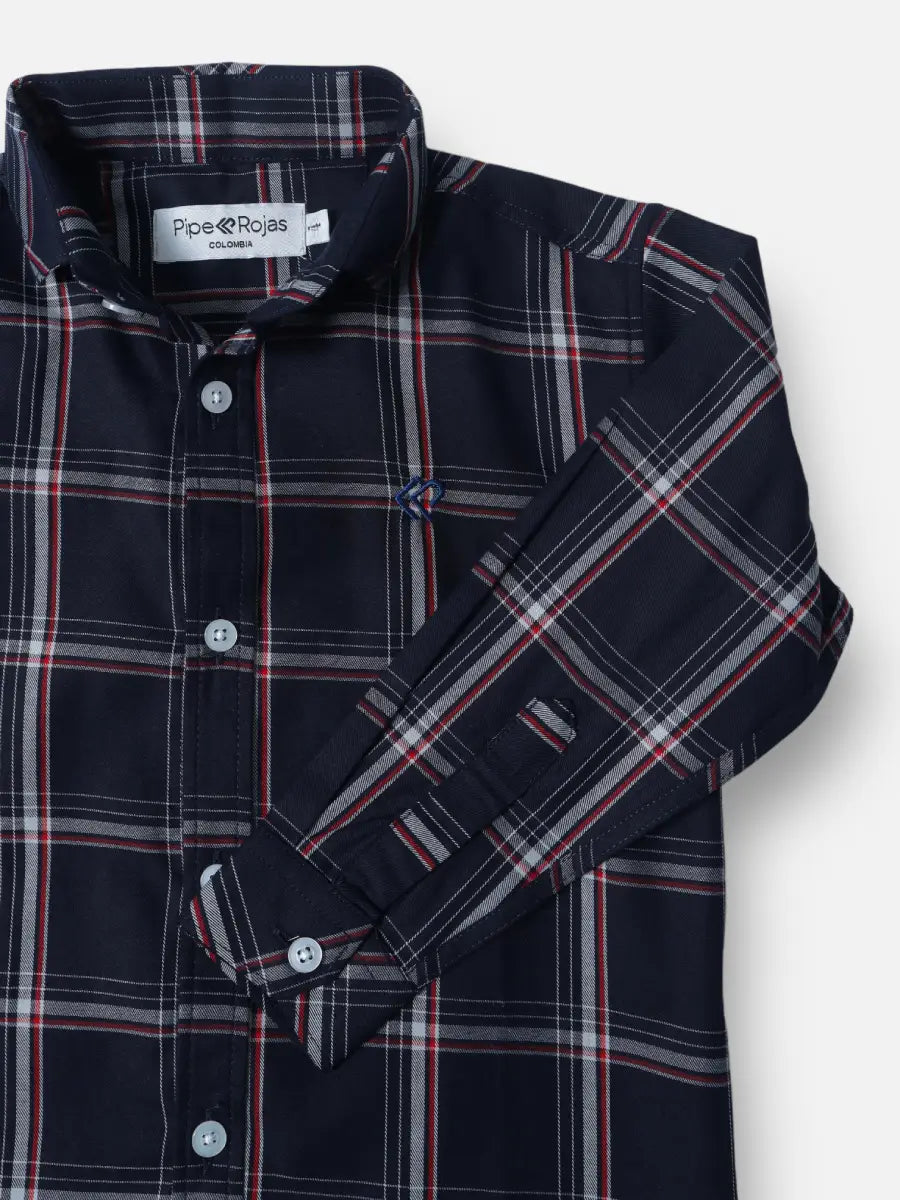 Camisa R011 M/L Cuadros