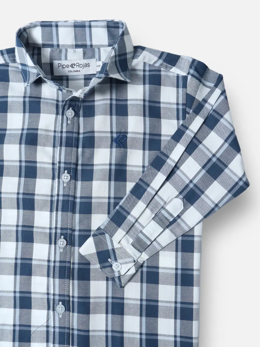 Camisa R014 M/L Cuadros