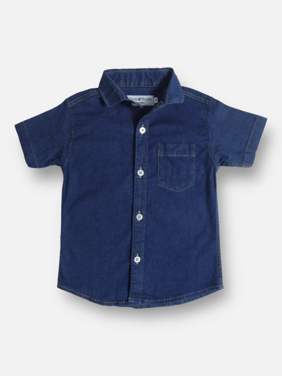 Camisa R016 Demin Oscura