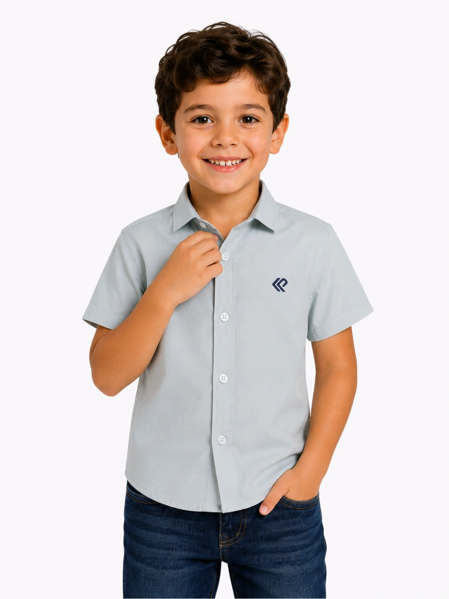 Camisa R019 M/C Gris