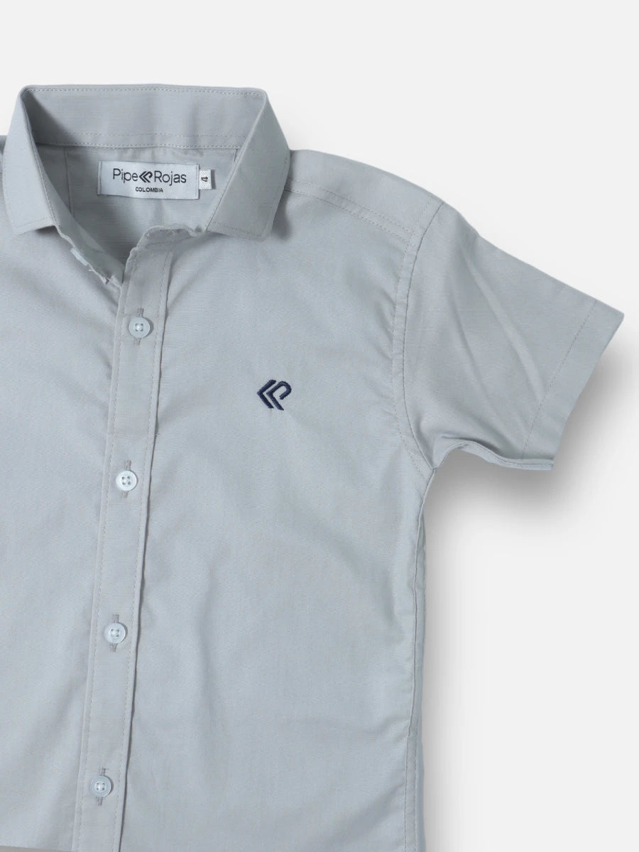 Camisa R019 M/C Gris