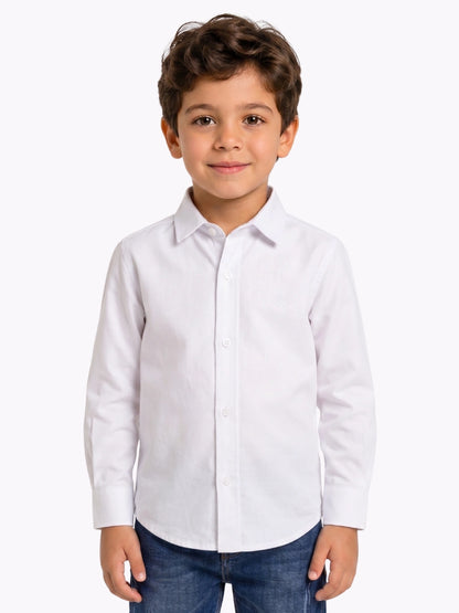 Camisa R047 M/L Lino Blanco