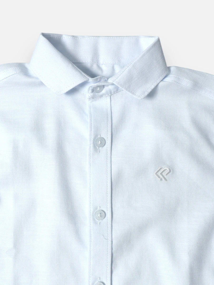 Camisa R050 M/C Lino Blanco