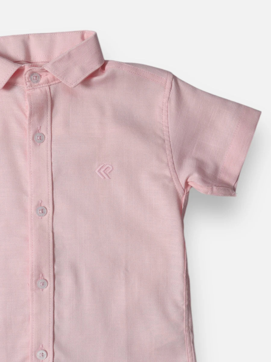 Camisa R052 M/C Lino Rosado