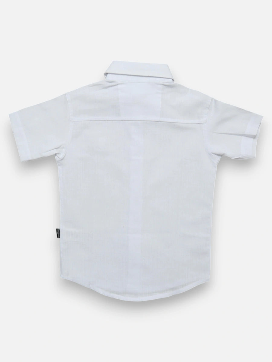 Camisa R053 M/C Lino Blanco