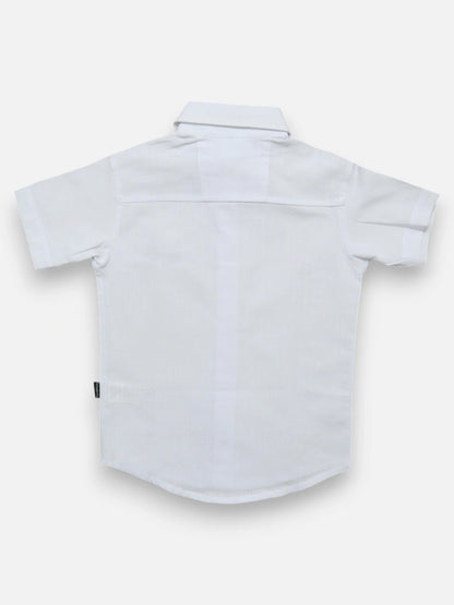 Camisa R053 M/C Lino Blanco