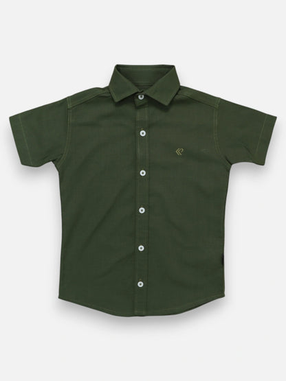 Camisa R054 M/C Lino Verde