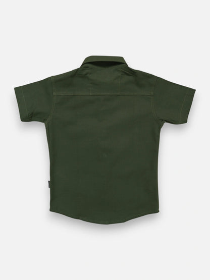 Camisa R054 M/C Lino Verde