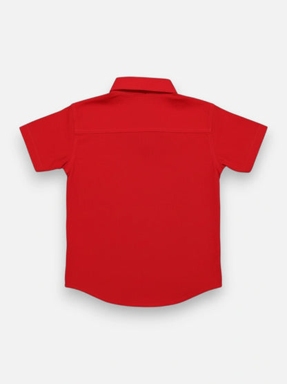 Camisa R055 M/C Lino Rojo