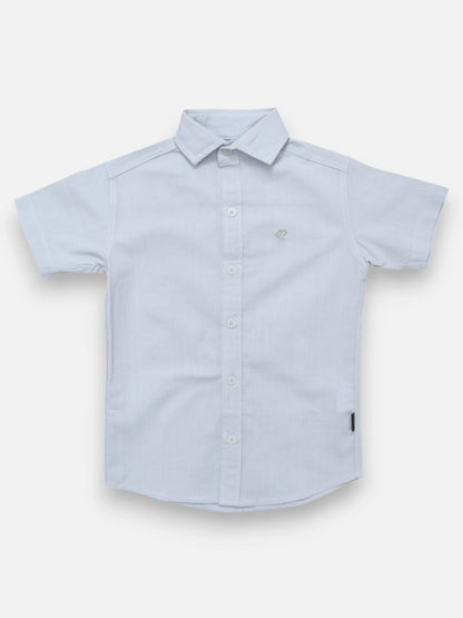 Camisa R056 M/C Lino Azul