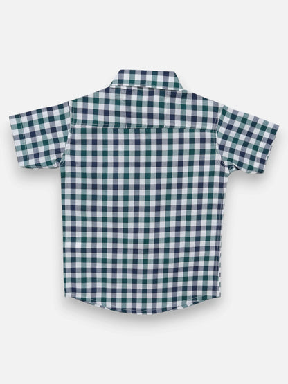 Camisa R060 M/C Cuadro Verde