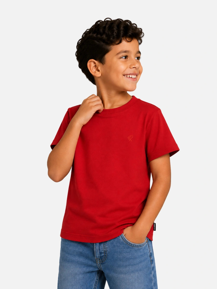 Camiseta basica R008 Rojo