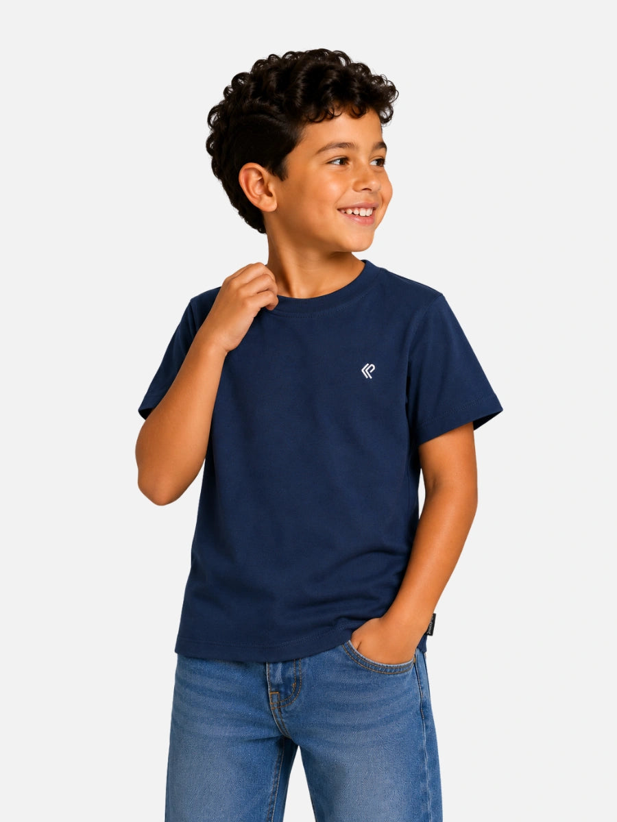 Camiseta basica R014 Azul oscuro