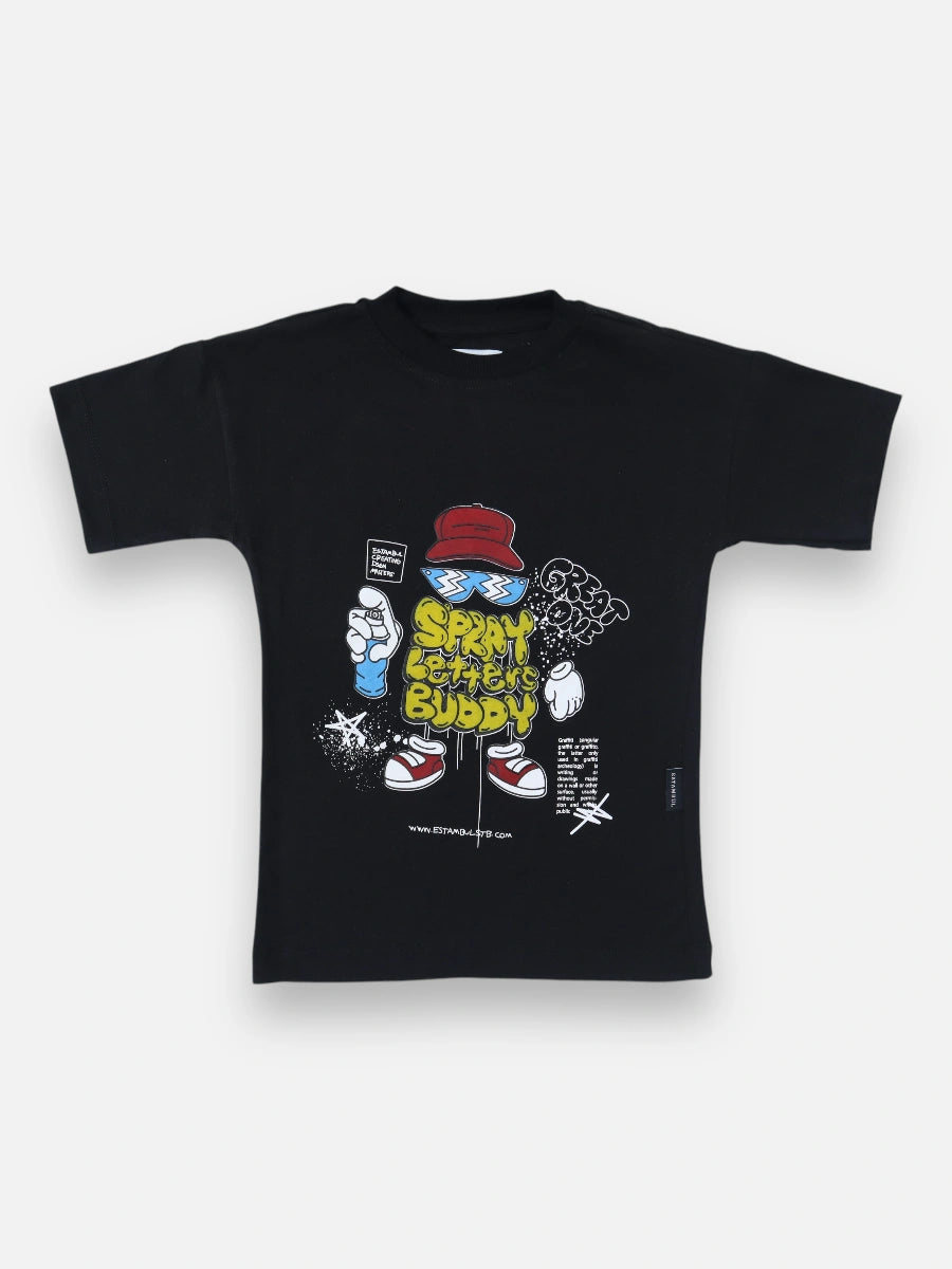 Camiseta R126 STB Oversize Negro