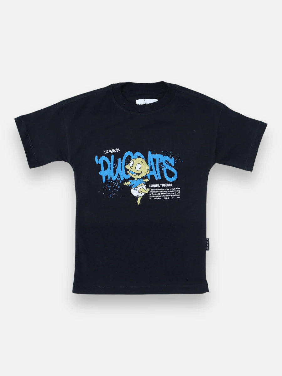 Camiseta R128 STB Oversize Negro