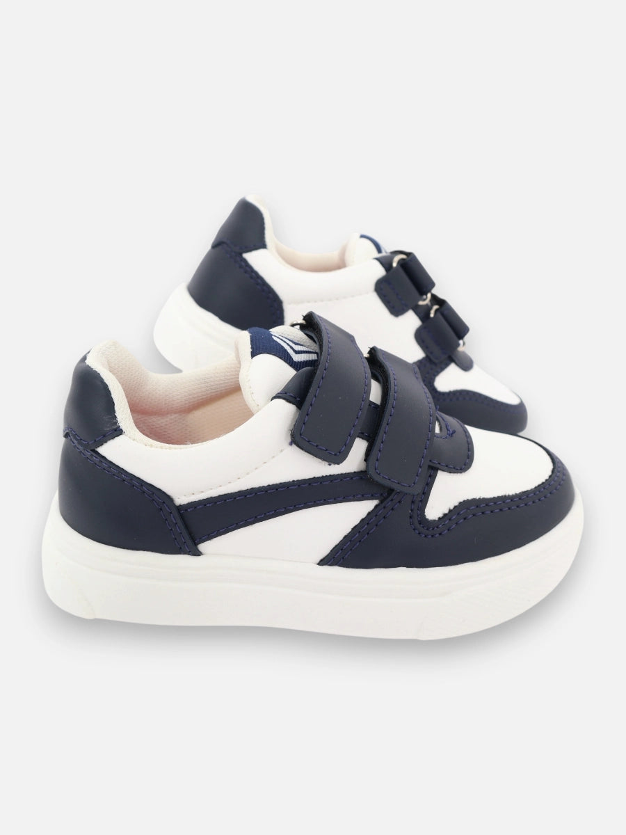 Calzado R044 Blancos con azul