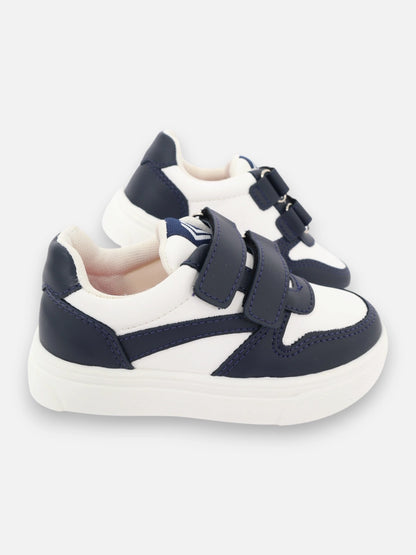 Calzado R044 Blancos con azul