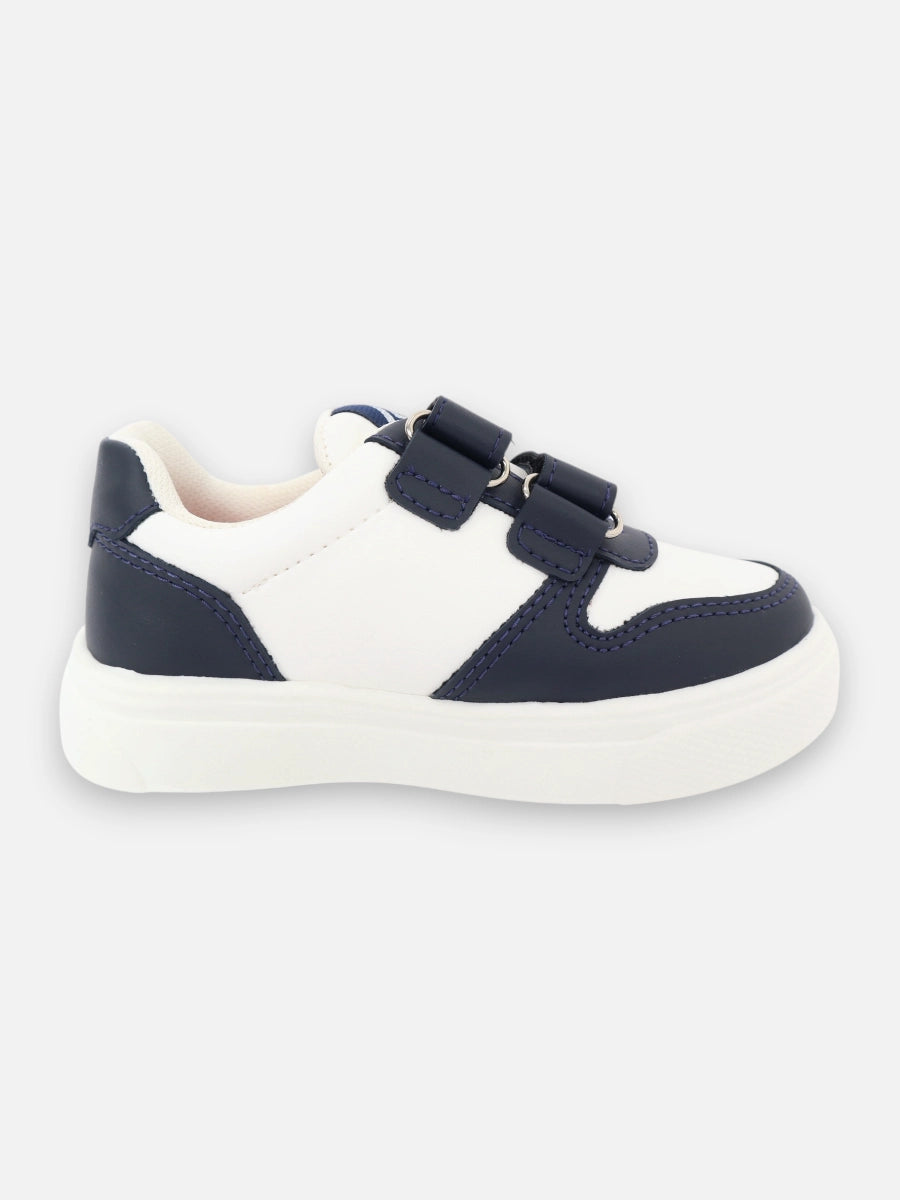 Calzado R044 Blancos con azul