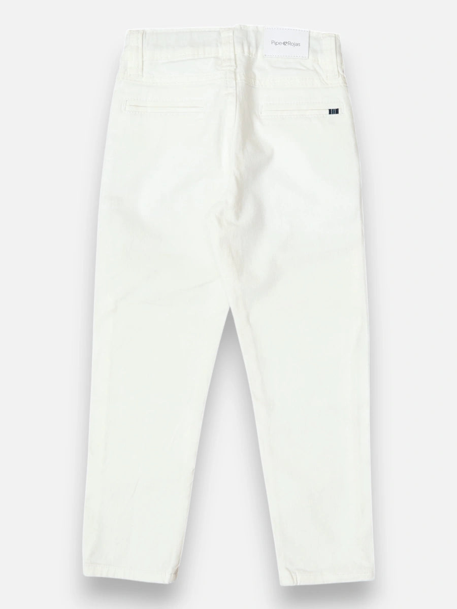 Pantalon en Dril R006 Blanco Hueso