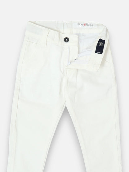 Pantalon en Dril R006 Blanco Hueso